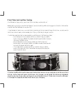 Preview for 3 page of Majestic Prophonic Snare Drum User Manual