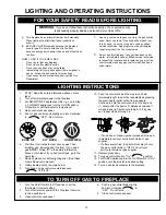 Preview for 9 page of Majestic RFSUV34 Operating Instructions Manual