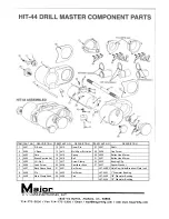 Preview for 12 page of Major Manufacturing DRILL MASTER HIT-44 Owner'S Manual