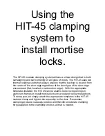 Preview for 9 page of Major Manufacturing HIT-45 Instructions For Installation Manual