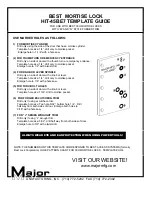 Preview for 16 page of Major Manufacturing HIT-45 Instructions For Installation Manual