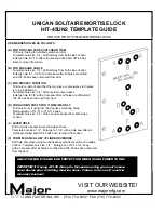 Preview for 27 page of Major Manufacturing HIT-45 Instructions For Installation Manual