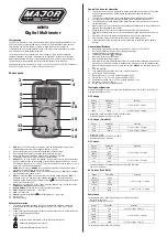 Major tech MT873 Instruction Manual preview