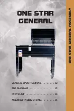 Preview for 9 page of Mak Grills ONE STAR GENERAL Owner'S Manual