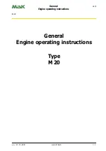 MAK M20 Operating Instructions Manual preview