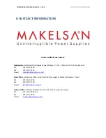 Preview for 33 page of MAKELSAN POWERPACK PRIME SERIES User Manual