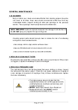 Preview for 30 page of MAKINEX DPW-4000-VS Operator'S Manual