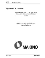 Preview for 465 page of Makino V55 Maintenance Manual