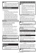 Preview for 56 page of Makita 0088381651882 Instruction Manual