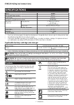 Preview for 7 page of Makita 0088381757904 Instruction Manual