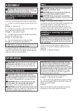 Preview for 7 page of Makita 0088381876377 Instruction Manual