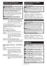 Preview for 72 page of Makita 0088381894937 Instruction Manual