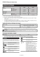 Preview for 5 page of Makita 0088381897877 Instruction Manual