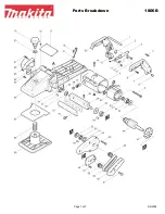 Makita 1806B Parts Breakdown preview