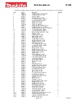 Preview for 2 page of Makita 1912B Parts Breakdown