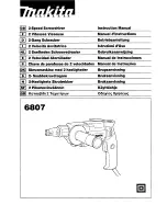 Preview for 1 page of Makita 6807 Instruction Manual