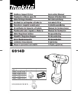 Preview for 1 page of Makita 6914D Instruction Manual