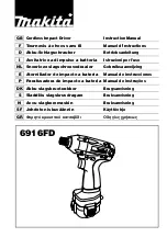 Preview for 1 page of Makita 6916FD Instruction Manual