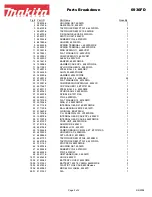 Preview for 2 page of Makita 6936FD Parts Breakdown