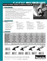 Preview for 2 page of Makita 9553NB Specifications