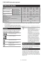 Preview for 78 page of Makita 9556HNR Instruction Manual