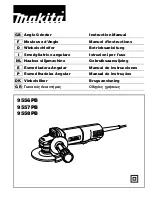 Makita 9556PB Instruction Manual preview