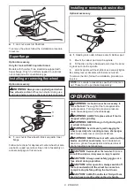 Preview for 8 page of Makita 9558NBR Instruction Manual