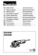 Makita 9564HR Instruction Manual preview