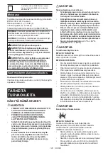 Preview for 128 page of Makita AC001G Instruction Manual