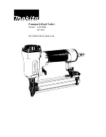 Preview for 1 page of Makita AF301ZK Instruction Manual