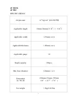 Preview for 2 page of Makita AF301ZK Instruction Manual