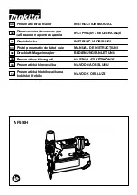 Makita AF550H Instruction Manual preview