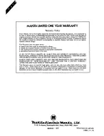 Preview for 11 page of Makita BLOWER 4014NV Instruction Manual