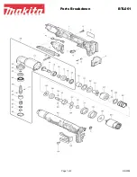 Makita BTL061 Parts Breakdown preview