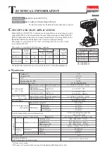 Makita BTP141RFE Technical Information preview