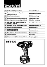 Makita BTS130 Instruction Manual preview