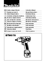 Preview for 1 page of Makita BTW070 Instruction Manual