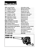 Makita BUB142 Instruction Manual preview