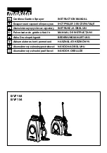 Makita BVF104 Instruction Manual preview