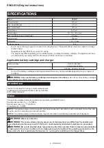 Preview for 8 page of Makita CE001G Instruction Manual