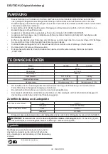 Preview for 34 page of Makita CL070D Series Instruction Manual