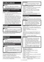 Preview for 51 page of Makita CL070D Series Instruction Manual