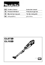 Preview for 1 page of Makita CL102DWX Instruction Manual