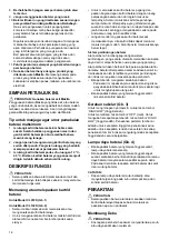 Preview for 14 page of Makita CL102DWX Instruction Manual