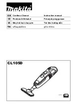 Preview for 1 page of Makita CL105DWX Instruction Manual