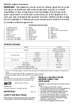 Preview for 7 page of Makita CL105DWX Instruction Manual