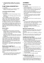 Preview for 9 page of Makita CL105DWX Instruction Manual