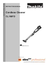 Preview for 1 page of Makita CL106FDZW Instruction Manual