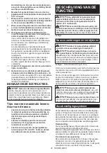 Preview for 36 page of Makita CL107FD Instruction Manual