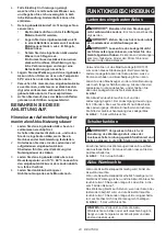 Preview for 23 page of Makita CL111D Instruction Manual